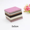 thumbnail image 6 of 50pcs Earrings Necklaces Display Card Cardboard Earring Packaging Hang Tag Card Ear Studs White Paper Card Jewelry DIY Wholesale Brown 50x50mm, 6 of 6