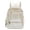White, variant on Clear Campus Backpack with Color Block Design Large Capacity Transparent Daypack Waterproof Backpack with Front Pocket & Side Mesh for Students Work Travel