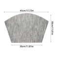 thumbnail image 3 of Oleegame 1PC Placemat 4Pcs Autumn Maple Printed Polyester Placemat Festive Setting Mat Dinner Plate Cup With Heat Insulation Mat Gray, 3 of 3