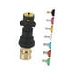 thumbnail image 4 of Conector adaptador para hidrolavadora, herramienta de limpieza, repuesto para riego de jardín y césped. Juego de 7 boquillas, 4 of 9