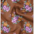 thumbnail image 1 of Soimoi Moss Georgette Fabric Florals Floral Decor Fabric Printed Yard 42 Inch Wide, 1 of 6