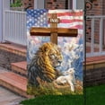 thumbnail image 2 of American Flag - American Jesus Flag Large Legend NTB309F - Garden Flag (11.5" x 17.5"), 2 of 3
