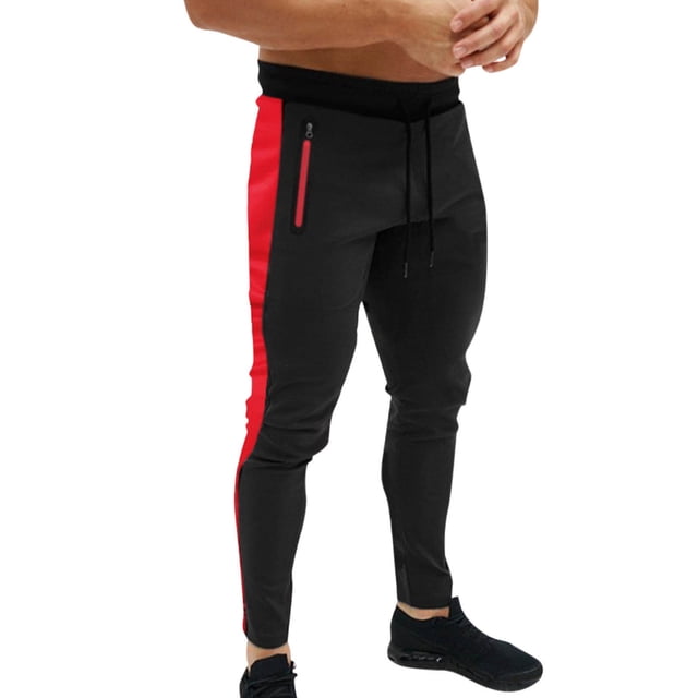 Catégorie de Produit Pantalons Décontractés pour Hommes / Titre du Produit Pantalons de Rue Pantalons de Survêtement pour Hommes Entraînement Physique avec Fermeture Éclair Pantalons de Sport Ajustés Décontractés Poches Jogging Pantalons pour Hommes / Titre Concurrent de Plateforme avec Fermeture Éclair