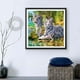 thumbnail image 3 of 5D DIY tigres blancos pintura de diamantes de cristal Animal bordado de diamantes de imitación paisaje imagen de costura hogar familiar punto de cruz Yuarrent JJ12243-00, 3 of 5