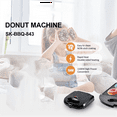 thumbnail image 4 of Mini Breakfast Maker Sandwich Breakfast Maker Bread Maker Steak Maker Dessert Toaster Great for Breakfast US Plug,1 x breakfast machine, 4 of 6