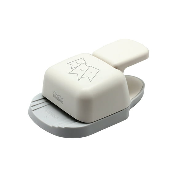 Bira Craft 1.5",2", 2.5" Banner Shape Lever Action Craft Punch for Paper Crafting Scrapbooking