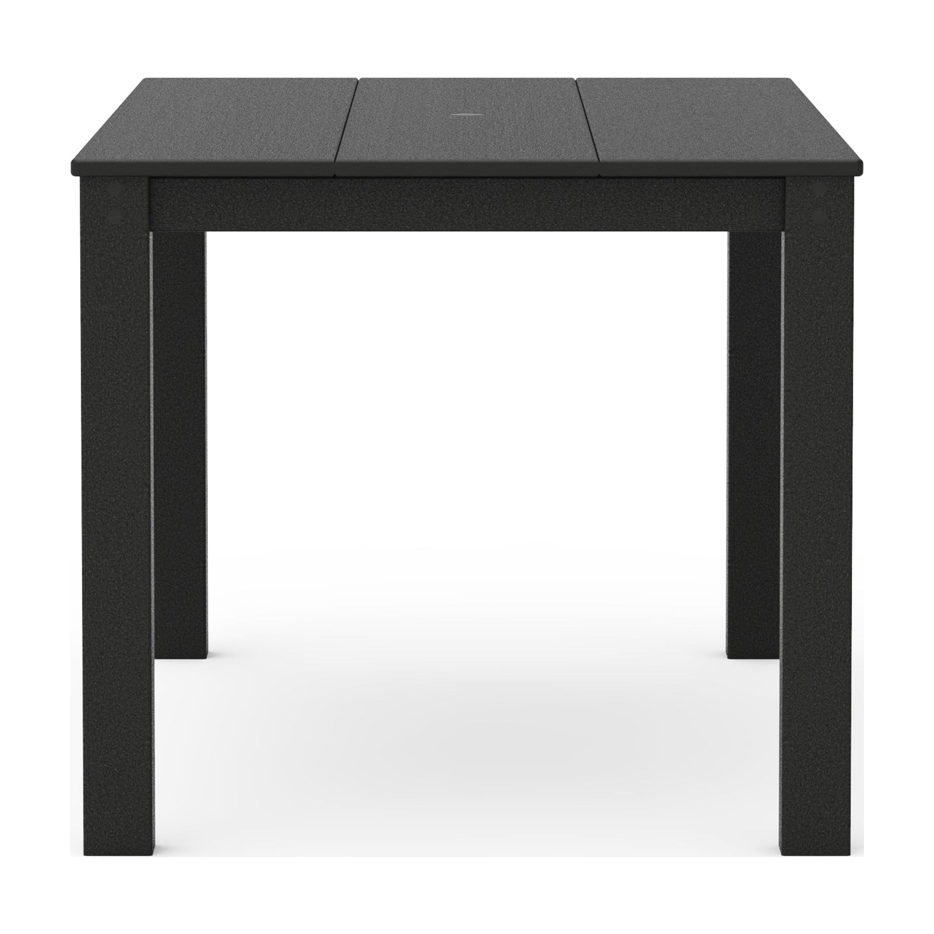 Better Homes & Gardens by POLYWOOD Southlake 34" x 64" Outdoor Dining Table, All-Weather HDPE, Patio, Black