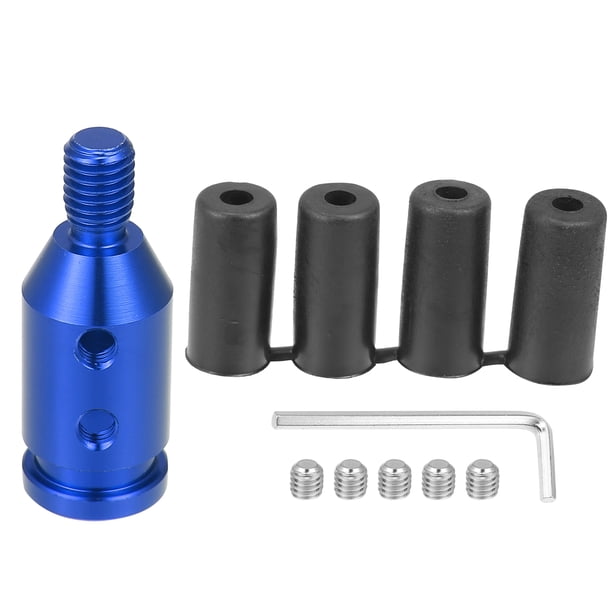 Engranaje Cambio Perilla Adaptador Unique Bargains Kit con 4 Mangueras Azul