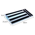 thumbnail image 2 of Planche à Pédales Guitare en Jade Blanc PE avec Compartiment de Puissance Caché - 19.69x9.92x2.36 Pouces Grande Capacité, Bande Lumineuse LED, Tapis en Caoutchouc Antidérapants, Inclut Ruban Adhésif et Tournevis - Léger, 2 of 6