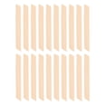 thumbnail image 2 of Wooden Craft Sticks, Wax Sticks Wax Applicator Hair Removal Scraper Safe And Convenient No Bleaching Process  For Eyebrows/Bikini Areas/Face, 2 of 8