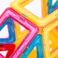 thumbnail image 4 of Bloques magnéticos para construcción con 40 imanes multicolor, 4 of 4