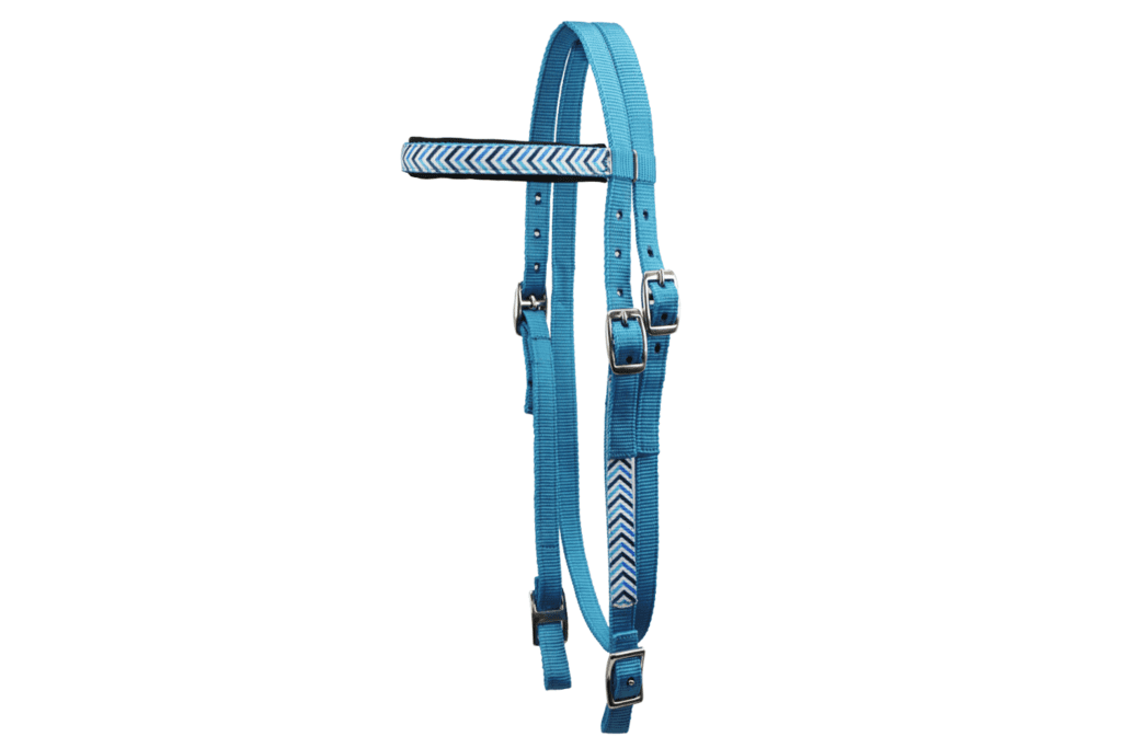 Tahoe Tack Country Double Layer Western Browband Headstall Full Horse Size