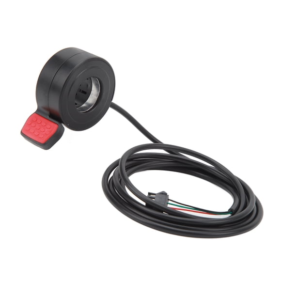 Pieza de repuesto para acelerador de dedo, acelerador de dedo para bicicleta eléctrica, acelerador de pulgar para bicicleta, acelerador de scooter, compacto y liviano