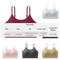 thumbnail image 5 of Vrorvz Wireless Bras for Women Wide Straps Bra Supportive Push up Comfortable Tshirts No Underwire Tshirt, 5 of 5