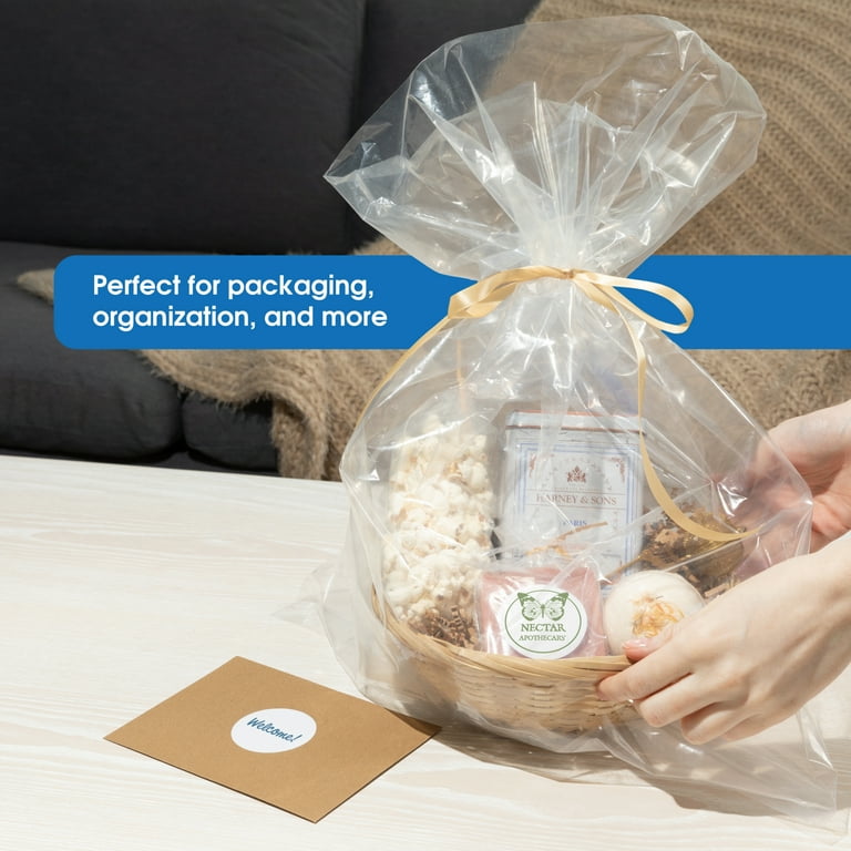 Open End Poly Bags For Packaging Spartan Industrial 1.1 Mil Clear Plastic Poly Bags - 18x24 Inch Open End For Packaging & Bread Proofing Shipping Bags