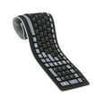 thumbnail image 3 of 2.4G USB Wireless Foldable Silicone Keyboard for PC Windows OS Flexible Dustproof Waterproof 107, 3 of 9