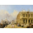 thumbnail image 2 of Edward Pritchett 18x14 Gold Ornate Wood Frame and Double Matted Museum Art Print Titled - The Grand Canal, 2 of 4