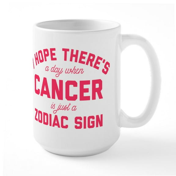 CafePress - When Cancer Is Just A Zod - 15 oz Ceramic Large White Novelty Mug