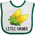 thumbnail image 3 of Inktastic Little Farmer with Corn Boys or Girls Baby Bib, 3 of 4