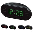 thumbnail image 3 of Reloj LED AM / FM Reloj despertador de escritorio electrónico Mesa digital Radio Regalo Suministros de oficina en casa Enchufe de EE. UU. kenally JJ24937-06B, 3 of 6