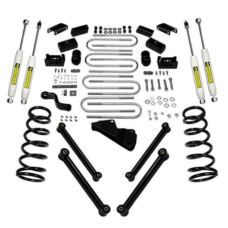 SuperLift 4 inch Lift Kit - 2010-2013 Dodge Ram 2500 and 2010-2012 3500 4WD - Diesel Engine - with Superide