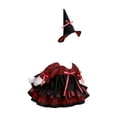 thumbnail image 3 of Halloween Wizard Porch Goose Outfit, Witch Geese Costume for 23" Cement or Plastic Goose, Yard Lawn Outdoor Garden Patio Magical Wizard Party Decor, Gothic Duck Statue Dress, 3 of 8