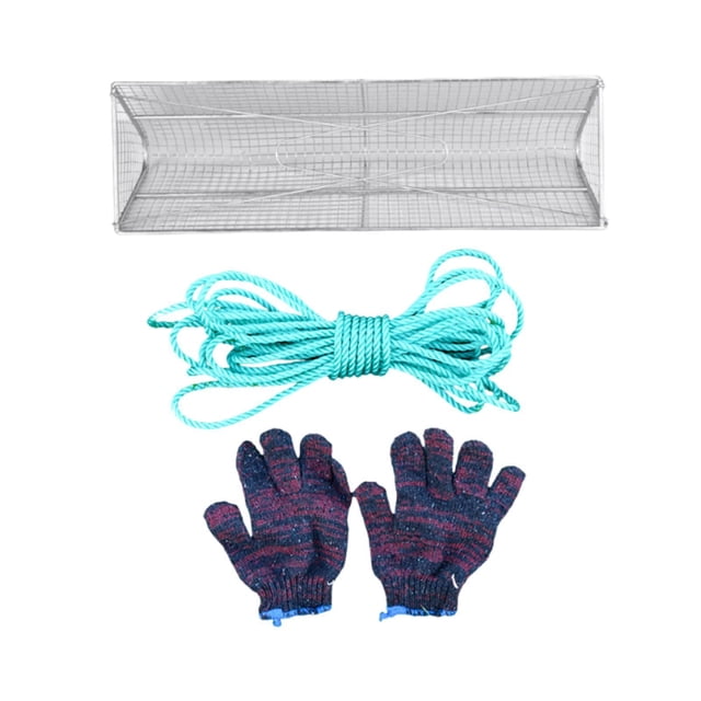 Cesta para atrapar caracoles de río, jaula de arrastre, herramienta para atrapar caracoles de río 50cm