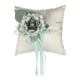 thumbnail image 2 of Cojín de boda, almohada para anillo, 20cm x 20cm, almohada decorativa para anillo de boda de satén para aniversario, almohada para anillo embellecida, 2 of 10