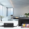 thumbnail image 4 of Gonine 24V 2.5A 2A Power Supply, 24V AC Adapter Charger Replace LED Strips LCD Monitor 3D Printer Dymo Label Writer Power Cord US Plug and 11 Pcs DC Jack Connector., 4 of 6