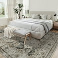 thumbnail image 5 of Yesurprise 1150Gsm 100% Polyester Area Rugs 350Gsm Velvet, Pearl Velvet Washed Back Folding Printed Carpet, Xm-Persia-Romantic Time Beige, 6*9ft(183*274cm), 5 of 8