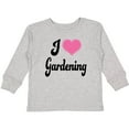 thumbnail image 3 of Inktastic Gardener Gift I Love Gardening Girls Long Sleeve Toddler T-Shirt, 3 of 5