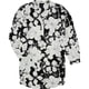 thumbnail image 1 of Alfani Blusa túnica floral para mujer, negro, grande, 1 of 1