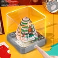 thumbnail image 4 of Bloc De Notas Con Calendario Artístico 3D, Estuche Transparente A Prueba De Polvo, Calendario 2025, Casa Del árbol De Navidad Con Luces Para Oficina En Casa, 4 of 7