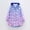 Purple, variant on Girls Hooded Windproof Long Jacket, Big Kids Gradient Heart Print Pocket Warm Fall Winter Outerwear Coat Pink 4-5 Years