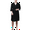 Black-Male, variant on Women Waffle Knit Kimono Spa Robe Soft Cozy Breathable Lightweight Bathrobe with Side Pockets