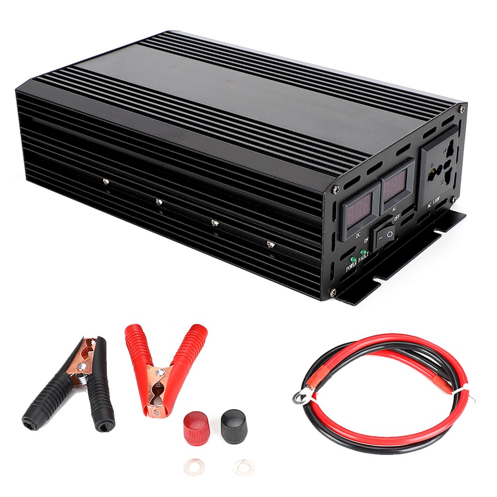 CHICIRIS Power Inverter Car Pure Sine Wave Inverter DC 12V
