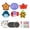 typeB, variant on Animal Face Punch Needle Coaster DIY Craft Kit, Complete Rug Punch Embroidery Set with Yarn, , Tool & Base Fabric, Cute Pet Pattern Handmade Coaster Making Supplies for Home Table Decor