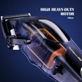 thumbnail image 4 of Professional Hair Clipper for Men, Barber Hair Clipper Set, High Torque Brushless Motor with DLC Coated Ceramic Blade, Mens Cordless Hair Clippers Set for Barbers （Black）, 4 of 7