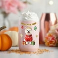 thumbnail image 4 of Happy New Year 2026 West Highland White Terrier Holiday Balloons Party Snow 16oz Glass Cup Mug Westie Westy Dog Lover Glass Can - 13018, 4 of 5