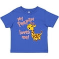 thumbnail image 3 of Inktastic My Peepaw Loves me- cute giraffe Boys or Girls Toddler T-Shirt, 3 of 5