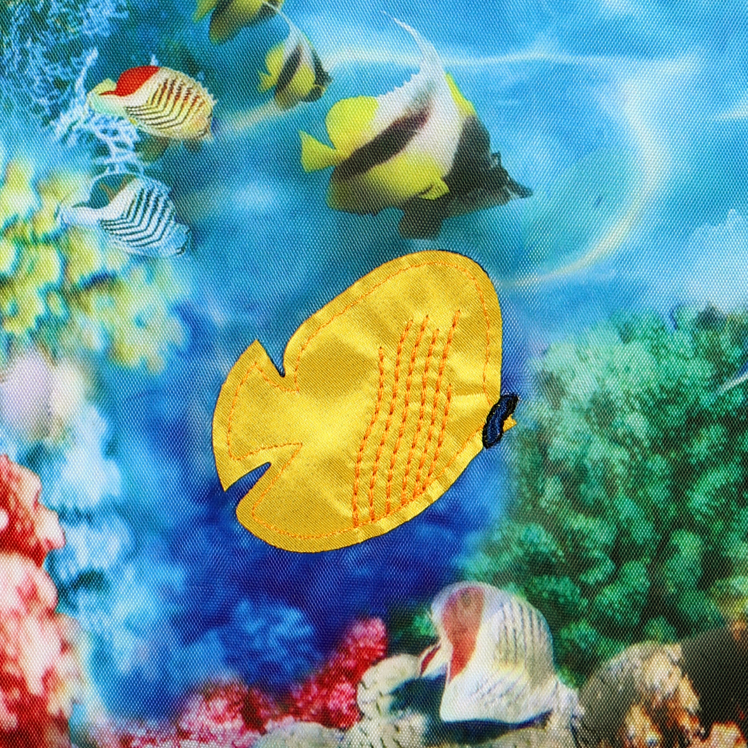 Ocean Sea Turtle Blue Yard Flag 11.5in x 18in