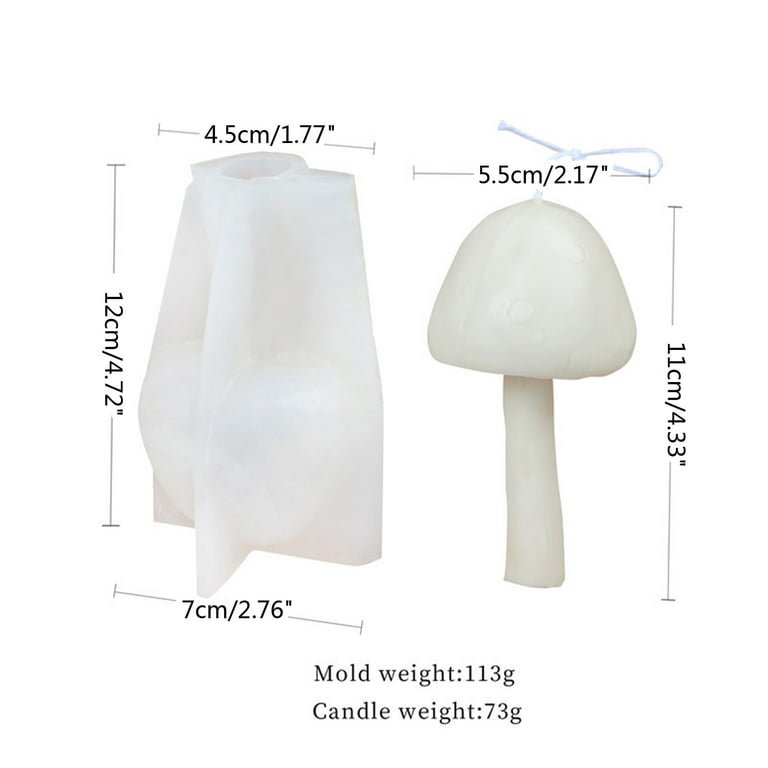 Mushroom Candle Mold-mushroom Silicone Mold-scented Candle Mold