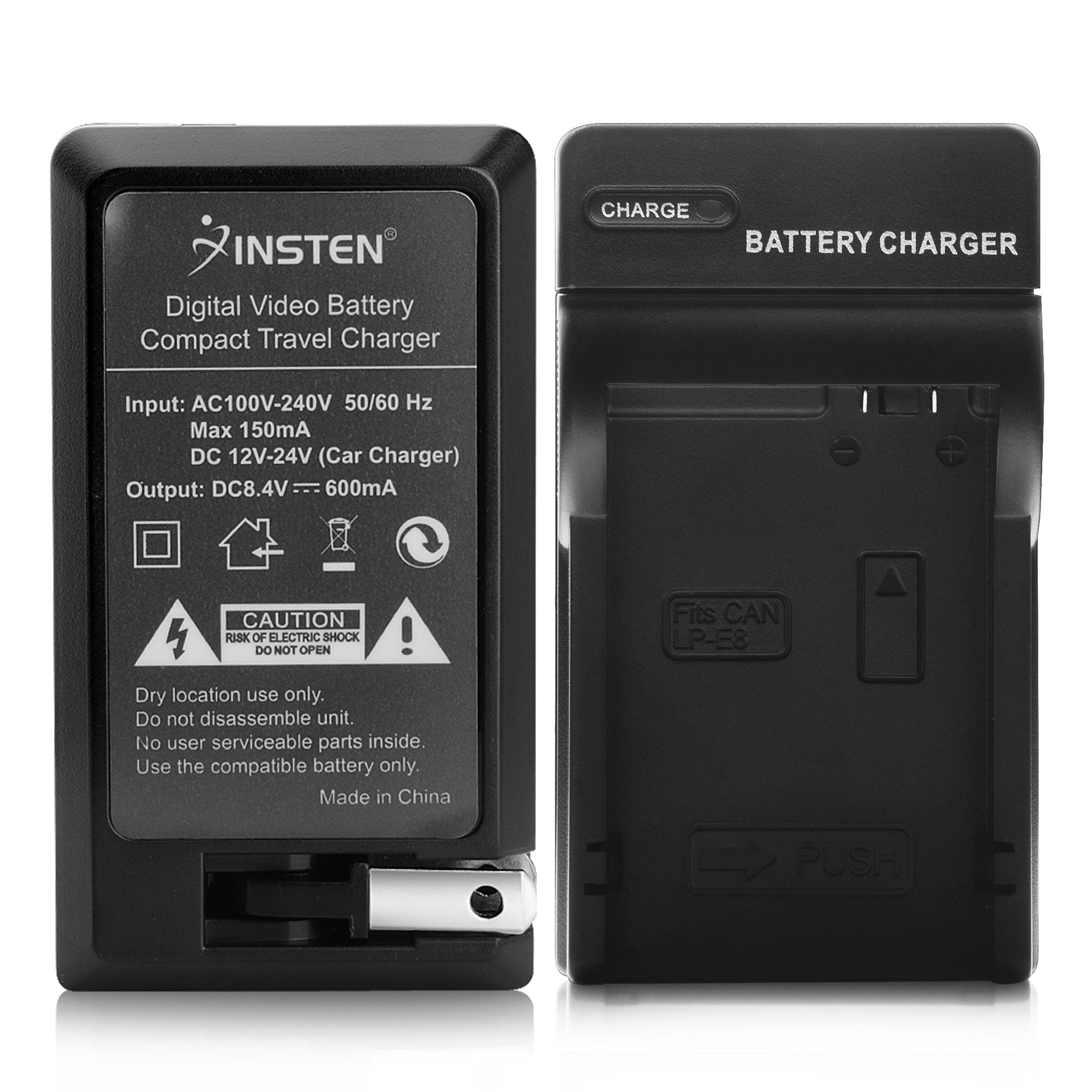 Insten Compact Battery Charger Set for Canon LPE8