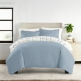 thumbnail image 3 of Duvet Cover Set - Ultra Soft & Breathable - Navy Urban Vibe for Twin Size Bedding by Comfort Canopy, 3 of 21