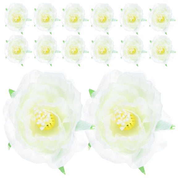 GAXIRE Mini Flower Decorations for Crafts, Projects, Scrapbooking, 20 Pieces Assorted Small Artificial Flowers