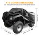 thumbnail image 2 of Cubierta Impermeable Unique Bargains XXXL ATV 256x110x120cm, 2 of 7