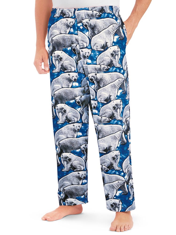 Collections Etc. AllOver Polar Bear Print Lounge Pants Sleepwear
