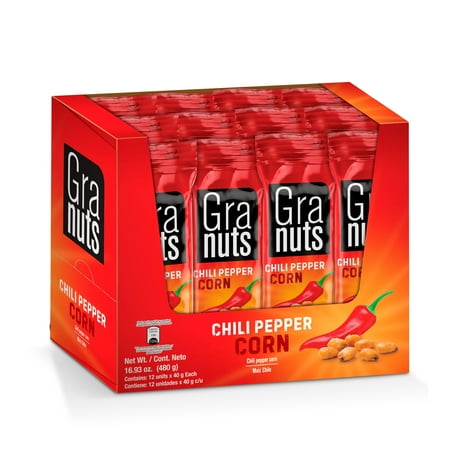 Granuts Chile Corn, 1.41 oz, Pack of 1, Display