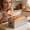 A, variant on FSAGAE Wooden Dumpling Maker Manual Dumpling Skin Machine Hand Pie Ravioli Maker for Home Kitchen Restaurant Khaki 3.94x1.57in