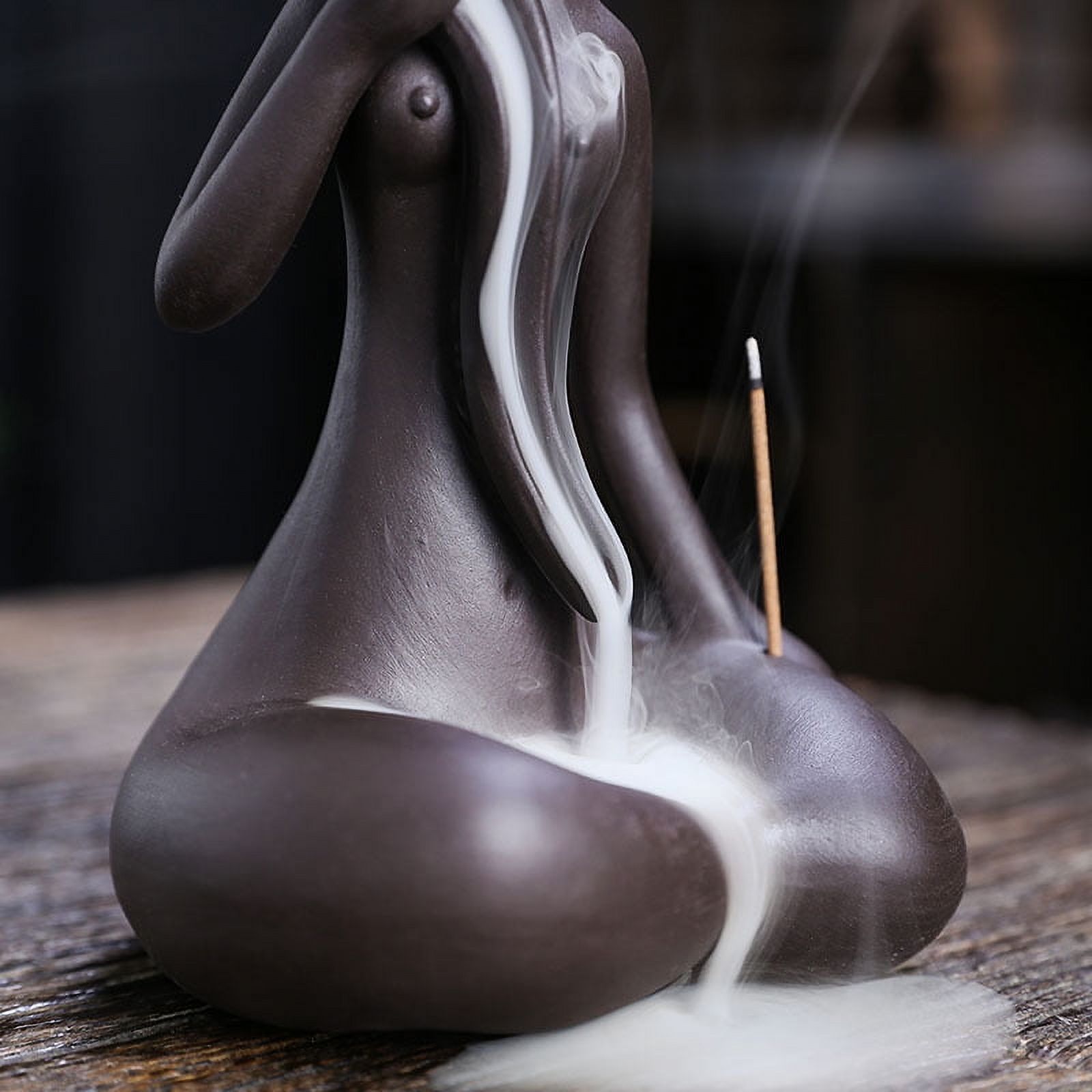 Beauty Statue Backflow Incense Burner Home Indoor Sandalwood Eaglewood Censer Holder Zen Incense Burner Creative Decoration